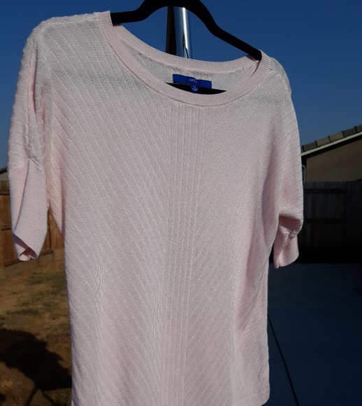 Apt9 knit sweater top blouse pink Small - Picture 3 of 5